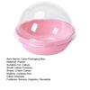 50Pcs Cake Packaging Box Set Transparent Plastic Mini Cupcake Boxes with Secure Lid Bakery Gift Box for Small Cakes Pastries Desserts Cookies