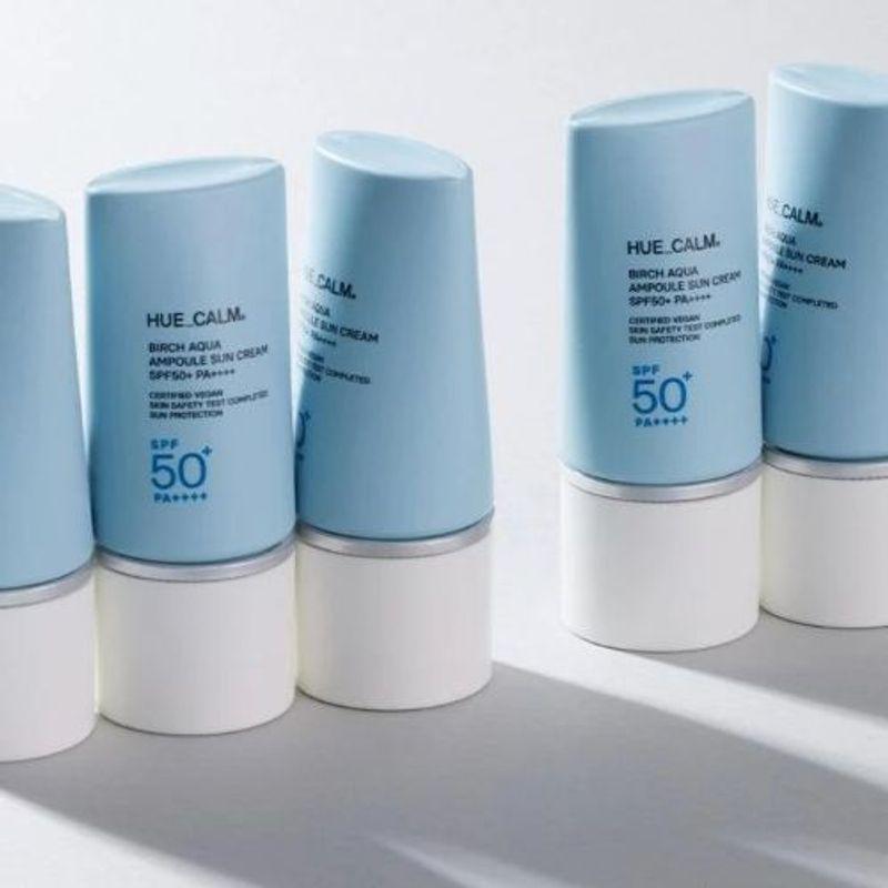 huecalm Birch Aqua Ampoule Sun Cream 60ml