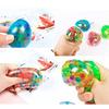 Yousheng Easter Egg Toy Elastic Quick Recovery Colorful Anti-stress Ball Pinch Toy Relieve Boredom Soft TPR Squeeze Egg Children Decompression Toy