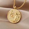 Aphrodite Necklace for Women Gold Color Greek Mythology Goddess Pendant Choker Necklace Goth Jewelry Mothers Day Gift 2024