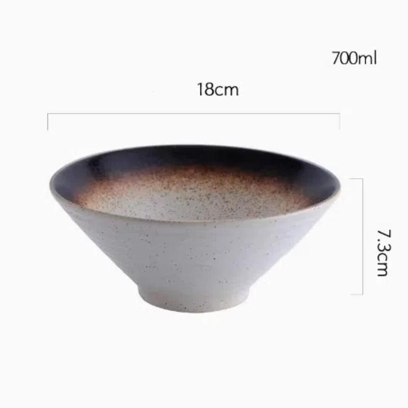 Japanese Ceramic Ramen Bowl – Creative Soup Bowl for Home or Restaurant Use