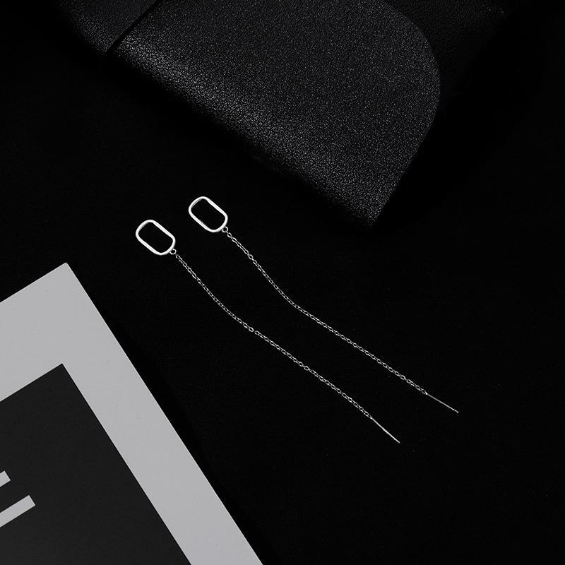 

Серьги-кисточки Banyan Tree из стерлингового серебра 925 пробы, длинные, геометрические, для женщин - Новый стиль ES2377 платиновый