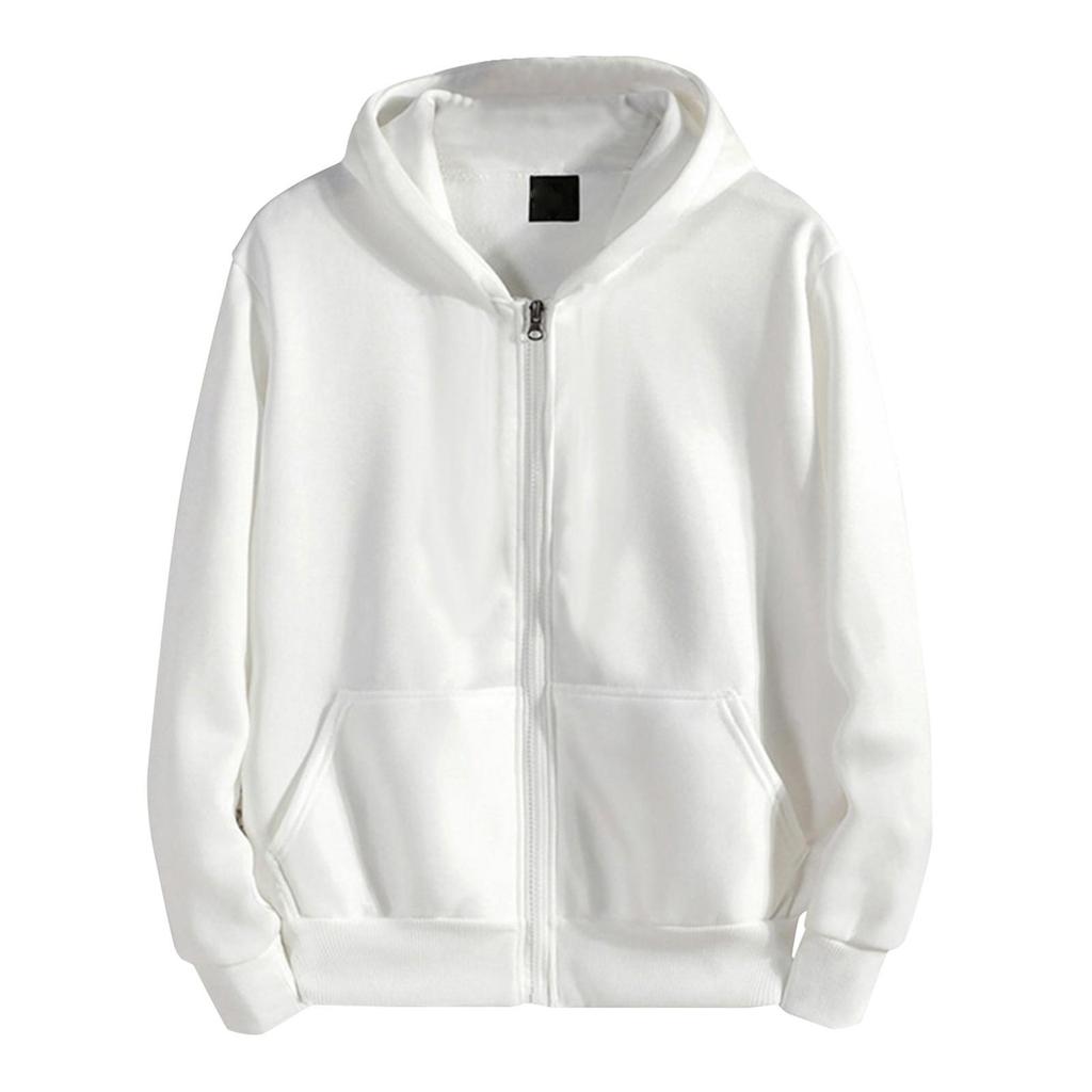 Autumn And Winter Cardigan Zipper Hooded Sweater Men'S Long-Sleeved Jacket Casual Sports Loose Top