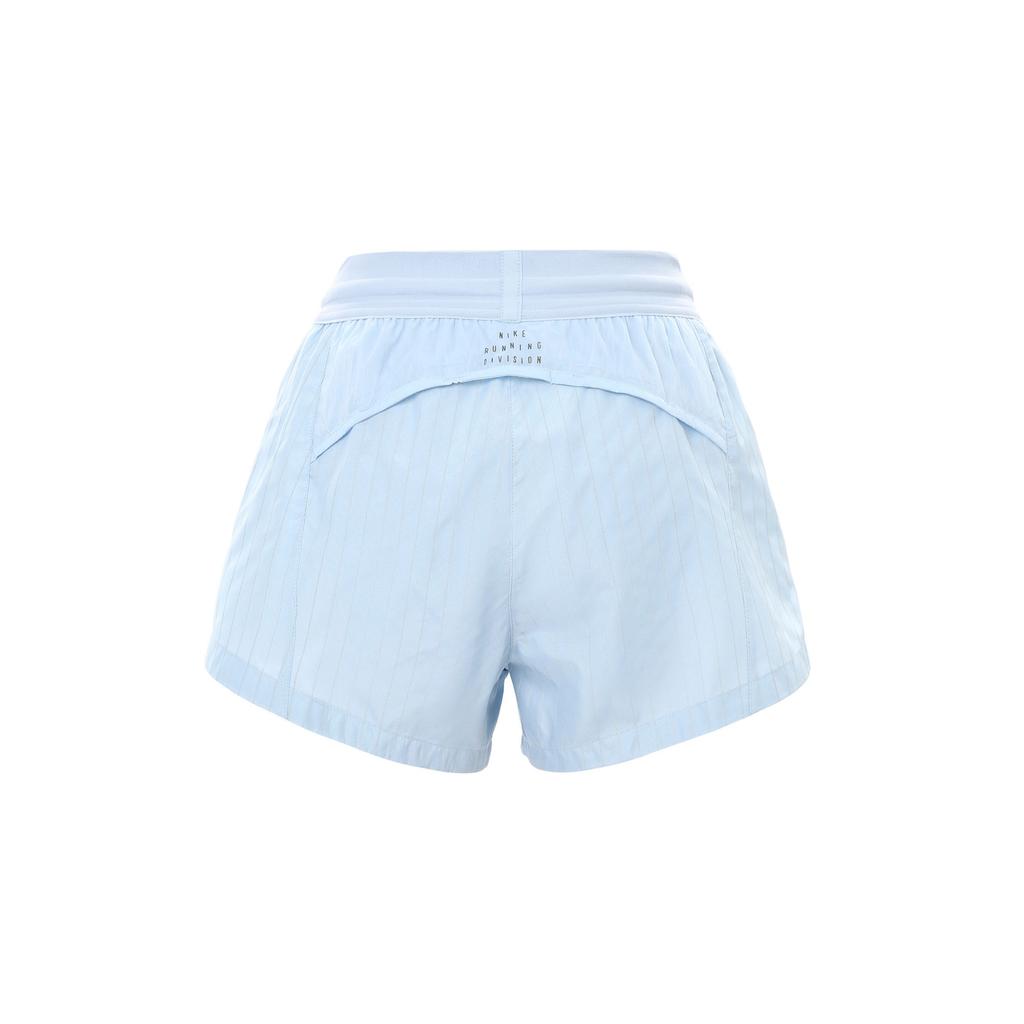 Nike Running Division Striped Outdoor Sports Elastic Waist Casual Shorts Women shorts Light-Military-Blue FN2716440