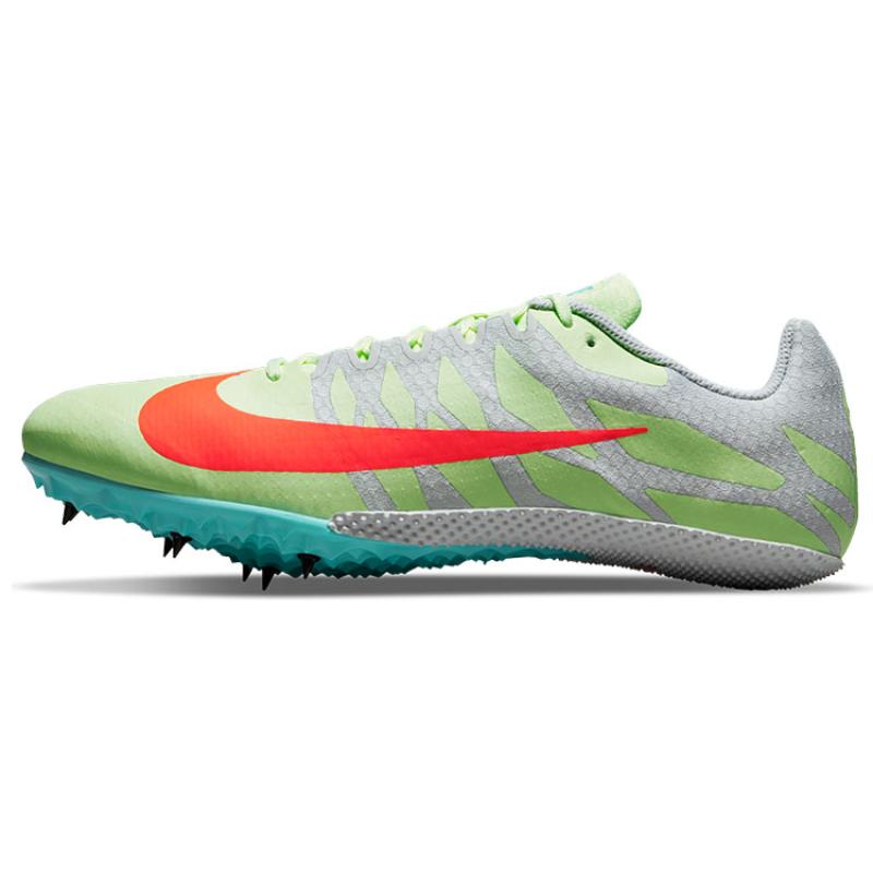 Nike Air Zoom Rival S 9 Spikes 'Barely Volt Hyper Orange' Sneakers Casual 907564-701