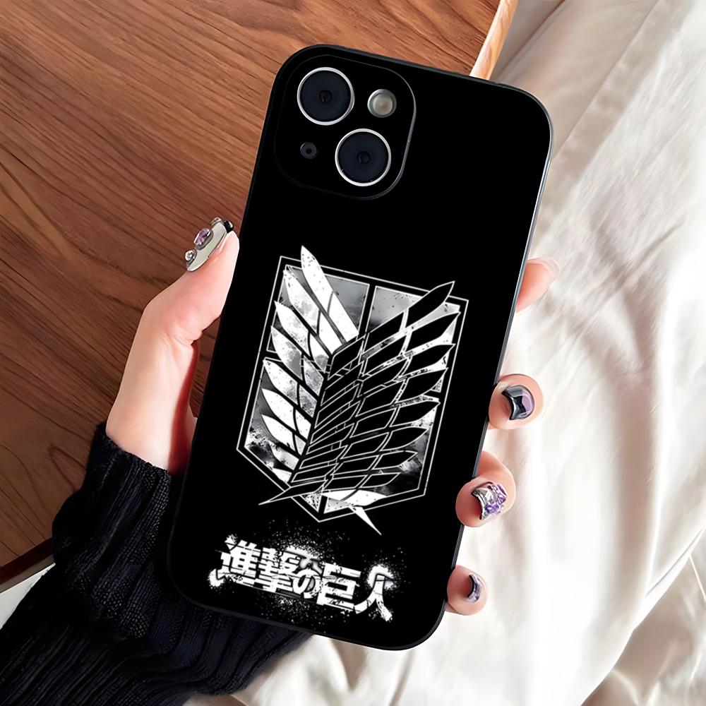 Attack On Titan Phone Case For IPhone 17 Pro Max 16 15 14 Pro Max 13 11 X Xs Xr 8 7Plus Silicone Cover