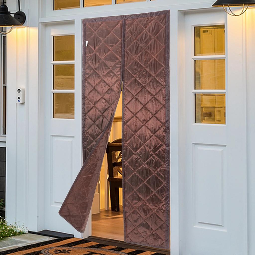 Magnetic Thermal Insulated Door Curtain, Wind,Cold and Noise Proof,Pet Friendly,Suitable for air-Conditioned Rooms, Living Rooms