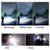 High Power Led Flashlights Camping Military Tactical Self Defense Usb Powerful Battery Rechargeable Flashlamp Mini Flashlight