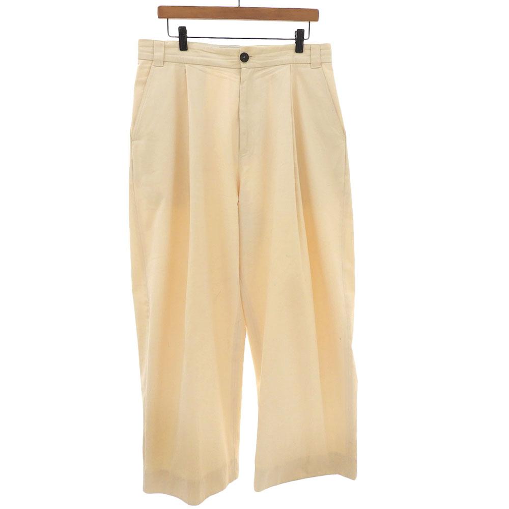 STUDIO NICHOLSON Men's Beige Pants, Size M, 51-10-731037 Bottoms M beigeUsed