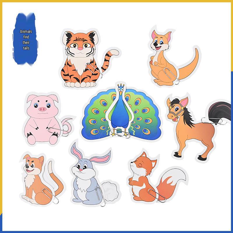 Find the Tail: Kindergarten STEAM Science Experiment DIY Kit
