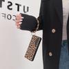 Applicable To Samsung ZFold6 Mobile Phone Case Brown Leopard Print Ring Zfold5 Folding Screen Portable Protective Case PC Hard Case