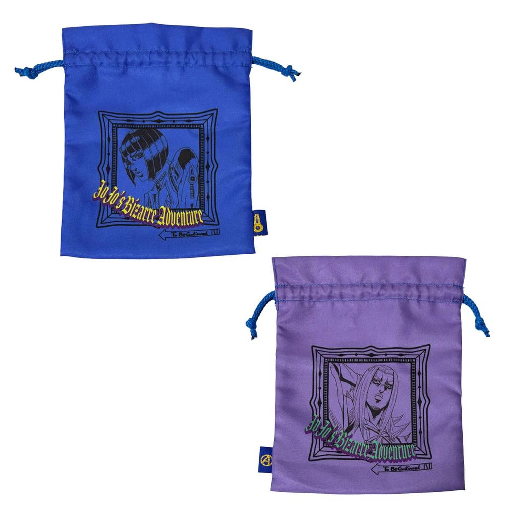 Small Planet Bizarre Golden Wind Travel Drawstring Bag Bucciarati Abbacchio JoJo's Adventure &