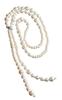 [Gold Japon] Collier Accessoire Femme Grande Taille, Pince Perle, Long, Élégant, Occasion, Printemps, Été, Automne, Hiver, goldy-1802, Taille Unique, Blanc