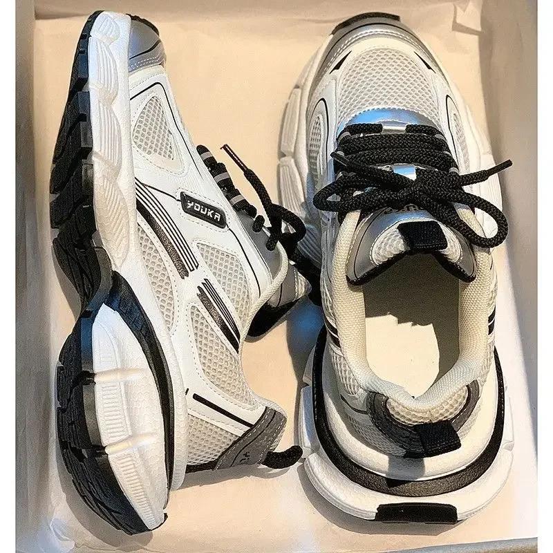 Women's Casual Chunky Sneakers Woman Breathable Platform Sports Shoes for Women  Spring Autumn Fashion Thick Sole Trainers