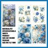 24pcs Colored Roses Stickers Girl Gift Scrapbooking Material For Thank You Stickers Craft Supplies Aesthetic