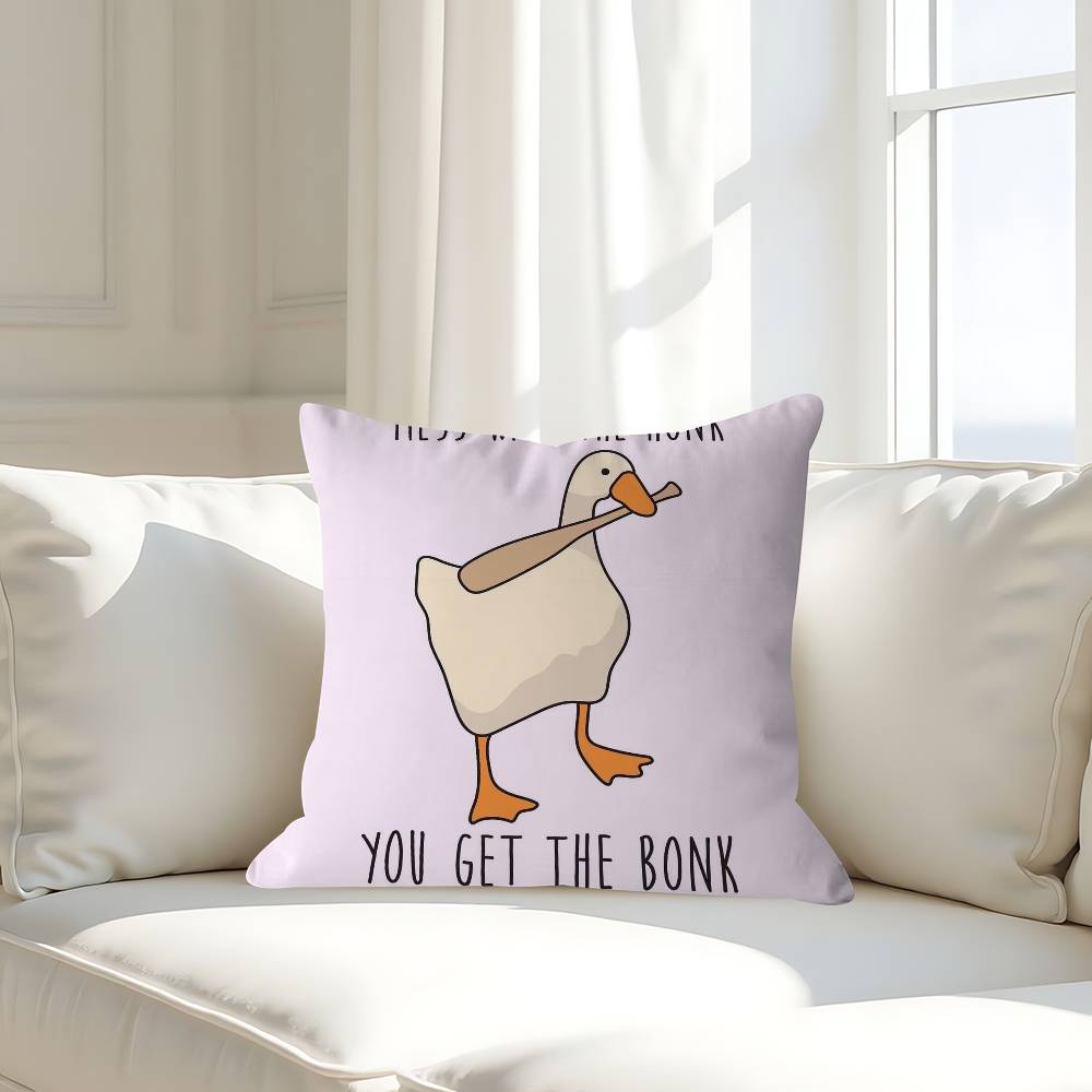 H-Honk Honk Pillow Case Removable Washable Cushion Cover – All-Season Soft Linen