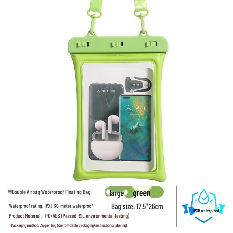 Universal Waterproof Phone Bag with High Transparency & Touchscreen Compatibility for Outdoor Activities Large Capacity Outdoor Waterproof Bag