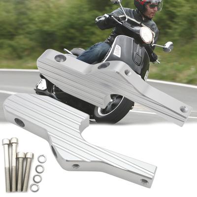 Fußrastenverlängerungen für Beifahrer Verlängerte Fußrasten für Vespa GT GTS GTV 60 125 150 200 250 300 300ie