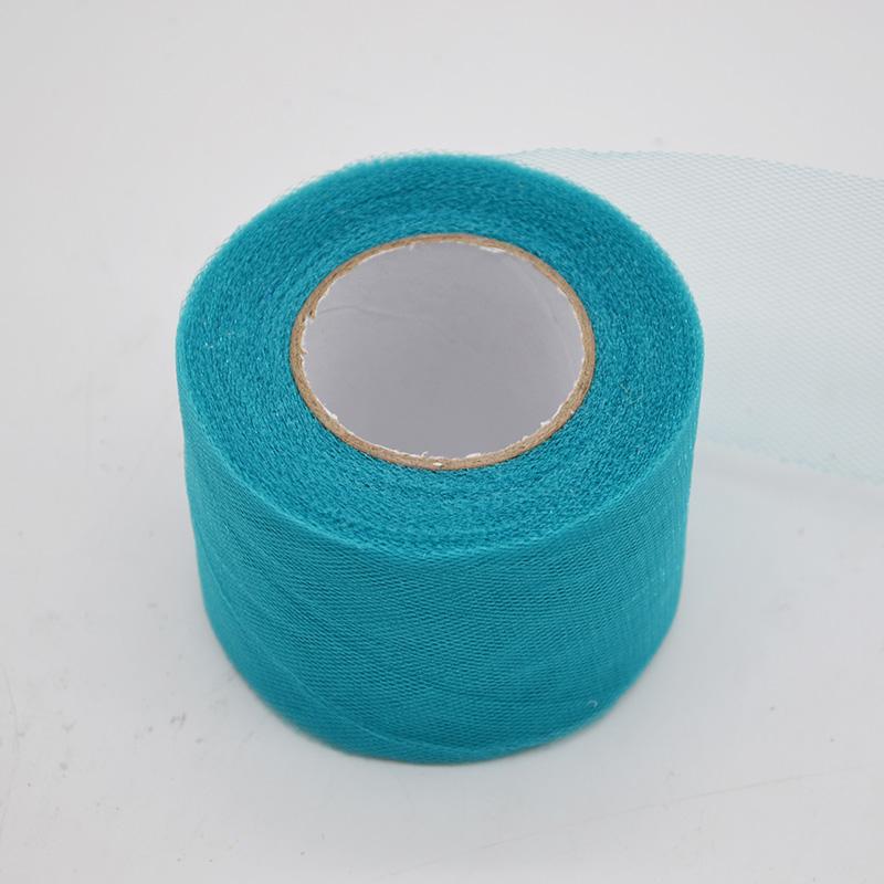 22m/lot 2" 5cm Shiny Tulle Roll Spool Fabric Tutu Skirt Chair Sash Bow Table Runner  Wedding Baby Shower Party Decorations