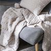 Ins Knitted Woolen Blanket Simple Shawl Casual Take Towel Model Room Pillow Pillowcase Cover Blanket