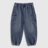 GAP Boys' Toddler 2026 Spring Bear Patch Pocket Cuffed Jeans