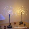 Copper Wire Fireworks Desk Lamp - Dandelion Starry Light, Warm Indoor Decoration, Birthday & Christmas Gift