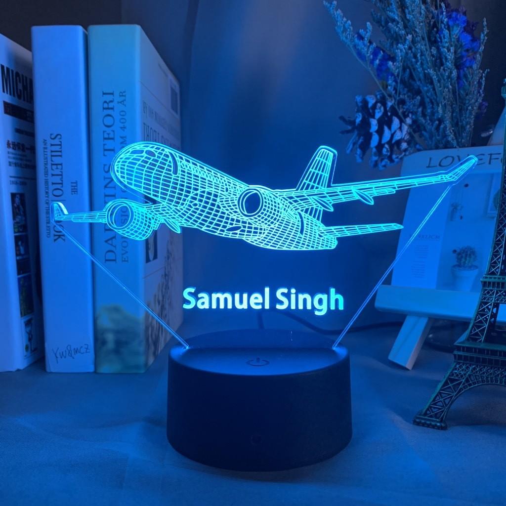 Themed Transportation 3d Led Night Lamp Touch Switch Multicolor Lighting Bedroom