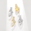 Men's High-End Pearl & Zircon Leopard Brooch, Thick Gold-Plated Suit Pin