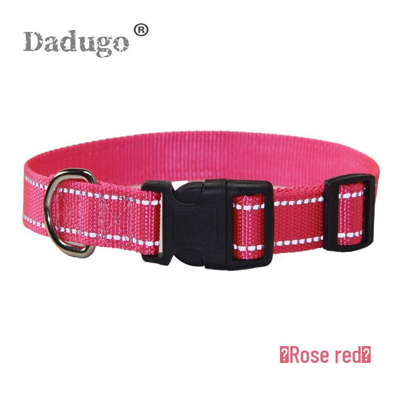 Reflective Pet Collar & Leash Set for Medium & Large Dogs and Cats