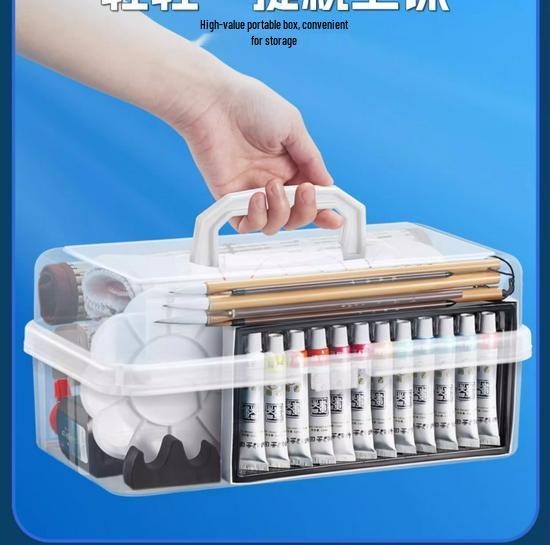 12/24 Color Chinese Ink Painting Set for Beginner and Elementary Art Students