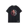 Li Ning Wade Series Printed Round Neck Short Sleeve T-Shirt Men Tops New-Standard-Black AHSQ475-3