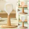 Silicone Rice Spoon for Cooker Ergonomic Handle Spoon Scratch-Resistant Non-Stick Essential Kitchen Utensil for Serving Mixing