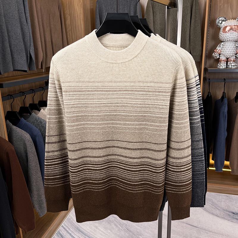 

Yiliteng Men s 100% Wool Round Neck Sweater M