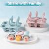Mini Silicone Ice Lolly Mould for Baby with Teething Sticks for Kids Little Hands, BPA Free Safe Toddler Design Children Small Popsicle Mold