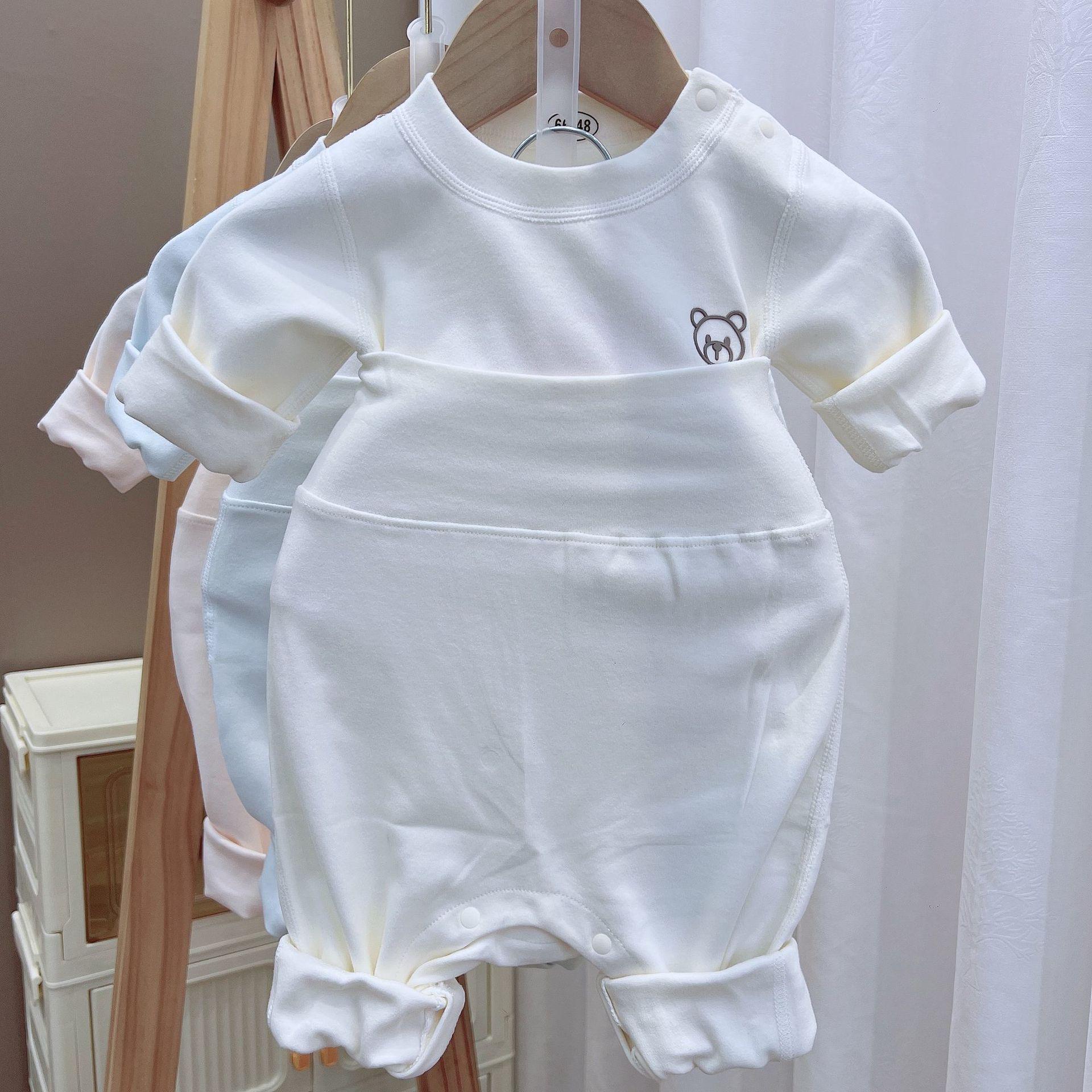 

New Baby & Toddler Soft Velvet Autumn Outfit Set: High-Waist, Wide-Leg Pants Size 80