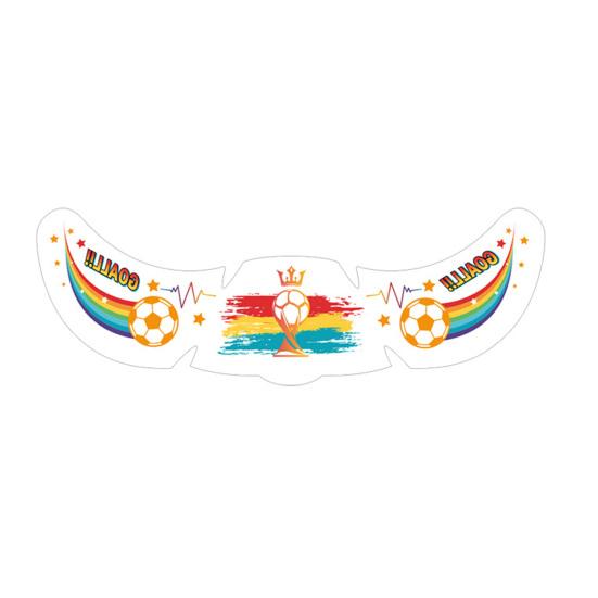 Football Face Tattoos, Waterproof Temporary Freckle Stickers, Soccer Match Body Art for Sports Fans, Game Day Party Makeup