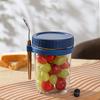 Tragbare Frühstücksbecher Haferflocken Müsli Nuss Joghurt Salatbecher Behälter Set mit Löffel Schule Lunchbox Lebensmittel Aufbewahrungsbox