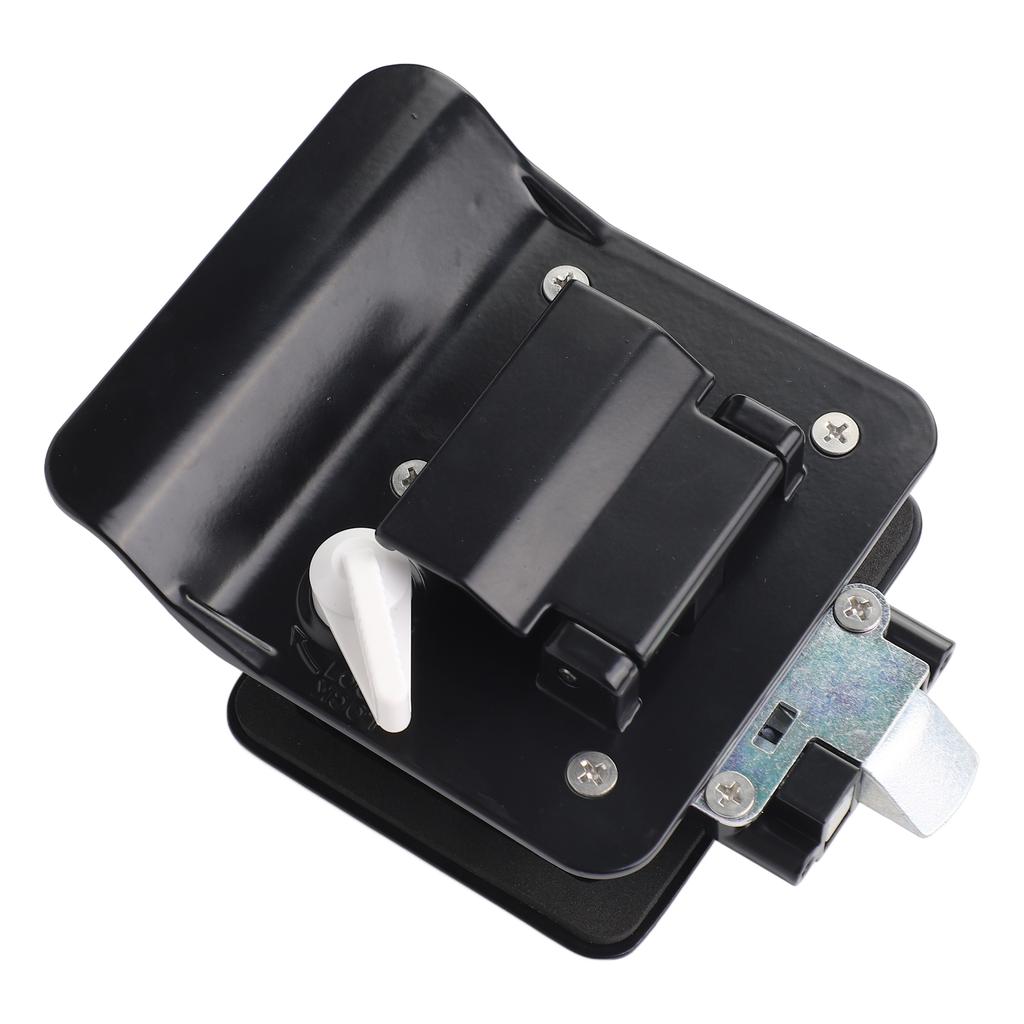RV Door Lock Zinc Alloy Entry Door Latch Lock Replacement Kit with 4 Keys for Travel Trailer Campers RV Truck Cargo