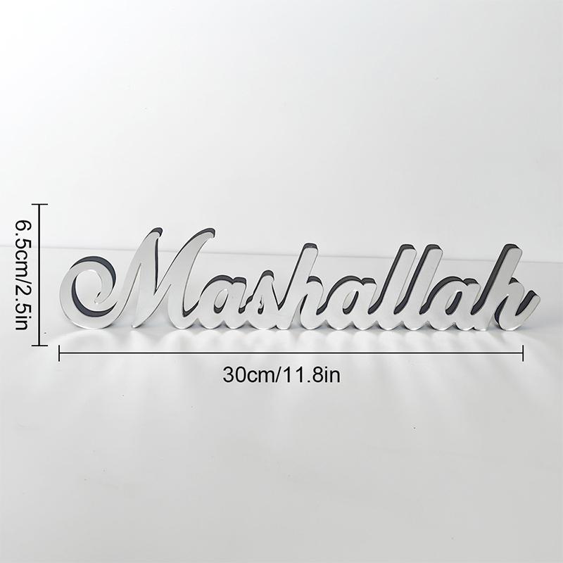 Ramadan Mubarak Acrylic Ornament For Home Islamic Muslim Party Decor 2025 Eid Mubarak Ramadan Kareem Decoration Eid Al Adha Gift
