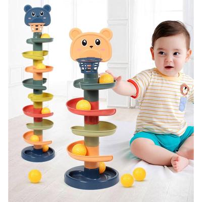 Roller Ball Baby Gliding Tower Assembled Toy