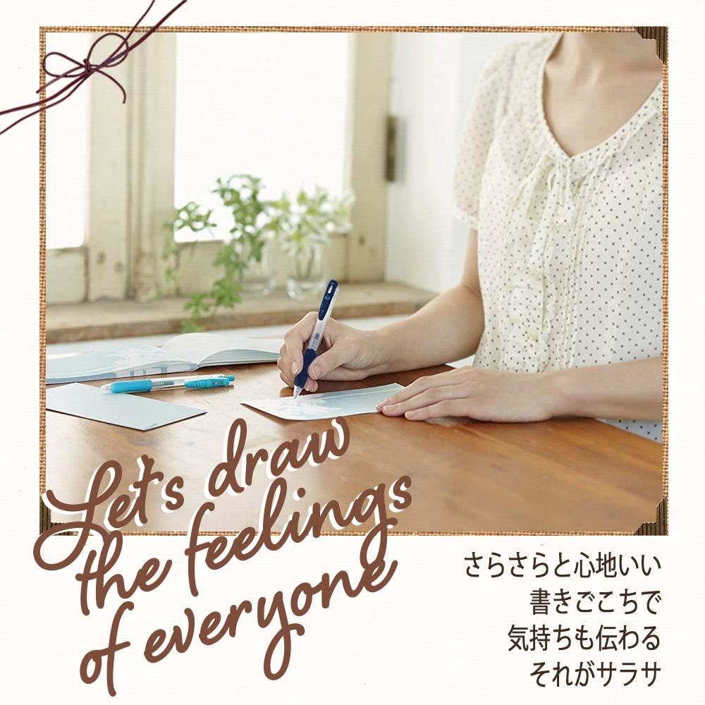 Zebra Gel-Kugelschreiber-Minen Sarasa Minen Blau-Schwarz 10 Stück JF-0.3 B-RJF3-FB