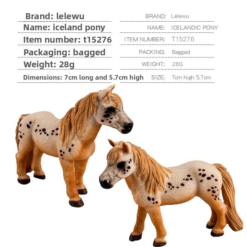 Hannoveraner Pferd Statisches PVC Modell Für Modell Sammler Geschenk Oder Ausstellungsstück