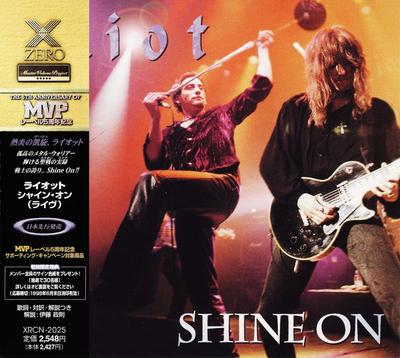 CD RIOT  Shine On XRCN2025 Zero Corporatio 1998 Japan Rock Used