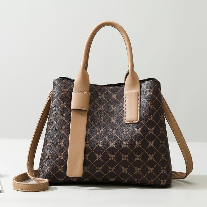 Handbag Retro Presbyopia Bag Messenger Bag Women's Fashion High Sense Shoulder Women's Bag Large Capacity Commuter Tote Bag