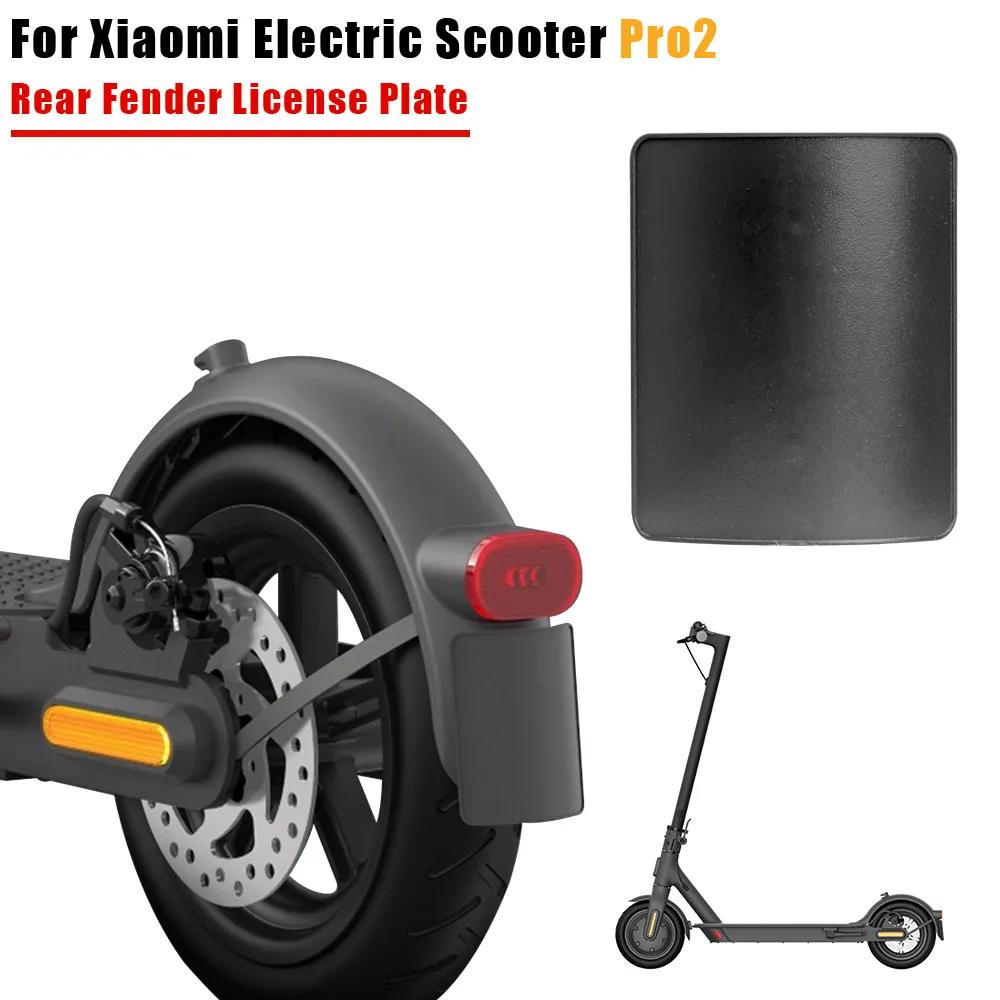 Electric Scooter Fender For Xiaomi M365 Pro 2 E-Scooter Safety Reflective Stickers License Plate fender Number Plate Holder