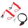 Marine Outboard Emergency Kill Switch Safety Lanyard PVC+ABS Replacement for Yamaha
