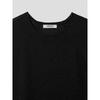 Anggae Basic Fine Knit T-Shirt Black