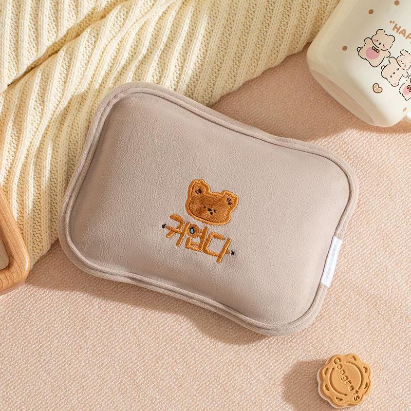 Tianhong Mini Rechargeable Explosion-Proof Hot Water Bag Children's Anti-Scald Suede Hot-Water Bag Pocket Electric Warming Warmer