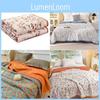 Airy Lightweight Summer Flower Printing Duvet With Quilting For Student Bedroom