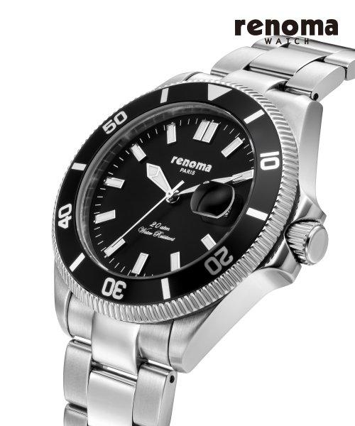 [Renoma Watch] Дайверские часы Renoma 200M Черные RE-2201 Standard